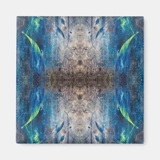 Kaleidoscopic abstract colorful bohemien mandala magnet