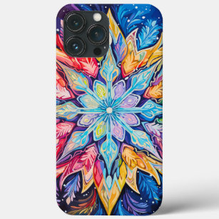 Kaleidoscopic Snowflakes iPhone 13 Pro Max Case