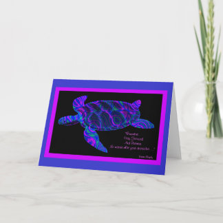 Kaleidoscopic Turtle with Quote Card 2