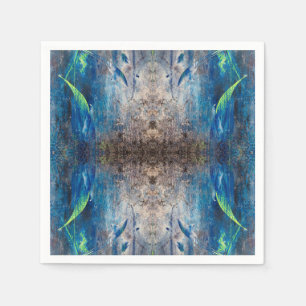 Kaleidoskopisch abstrakt bunt bohemien mandala napkin