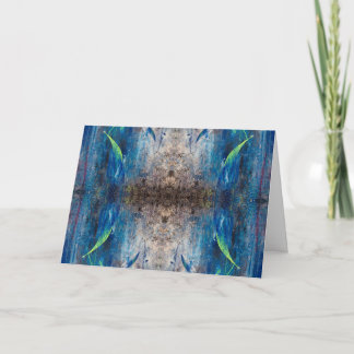 Kaleidoskopisch abstrakt bunt verspielt mandala card