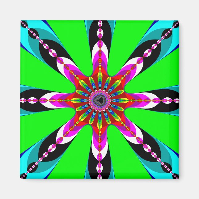 Kaleidozone - Fractal Magnet (Front)