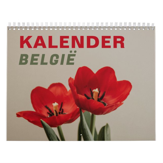 Kalender België  | 2026 Belgium Calendar in Dutch  (Cover)