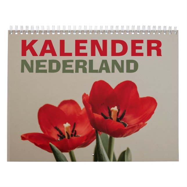  Kalender Nederland  | The Netherlands 2026 Dutch Calendar (Cover)