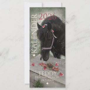Kalender Pferd - 2026 Greeting Card