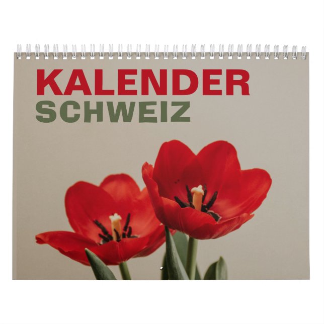 Kalender Schweiz mit Feiertagen | Swiss 2026 Calendar (Cover)