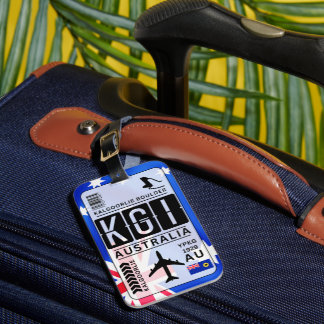 Kalgoorlie Australia KGI Airport Code Luggage Tag