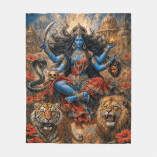 Kali Garden Fleece Blanket