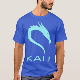 Kali Linu tagline with Dragon Open Source Os T-Shirt
