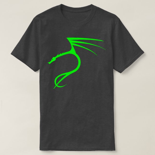 Kali linux Green T-Shirt (Design Front)