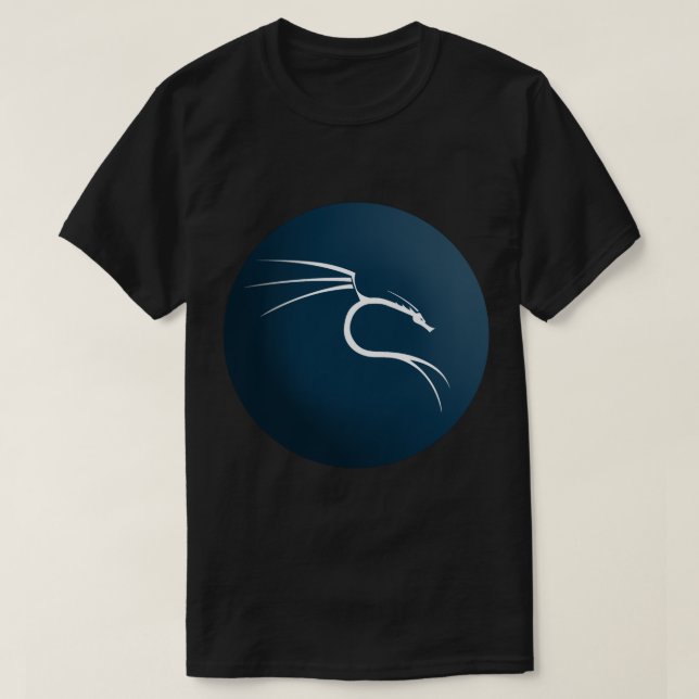 Kali Linux Logo Sticker Copy T-Shirt (Design Front)