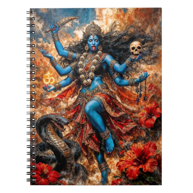 Kali Ma Fantasy Illustration Notebook (Front)