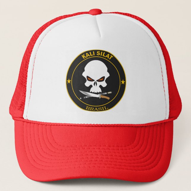 Kali Skull Trucker Hat (Front)