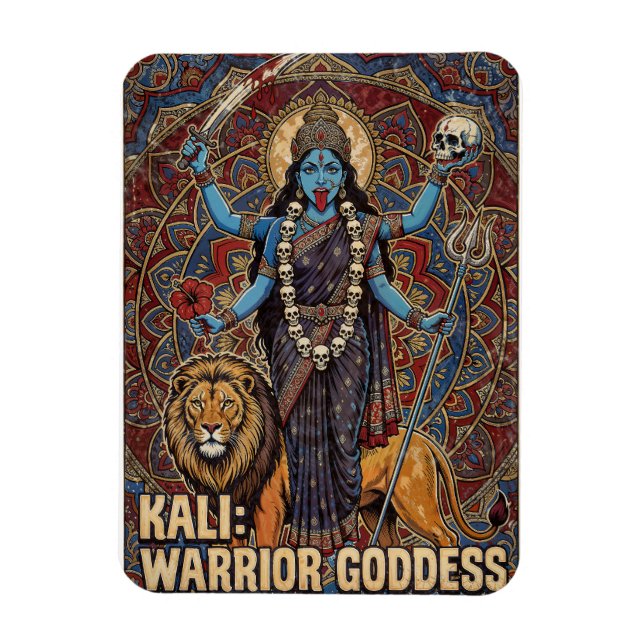Kali Warrior Magnet (Vertical)