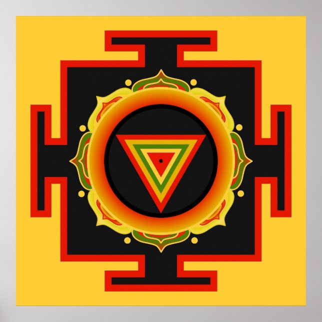 Kali Yantra Poster (Front)
