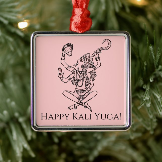 Kali Yuga Metal Ornament (Tree)