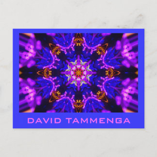 KaliBluePink  DAVID TAMMENGA Postcard