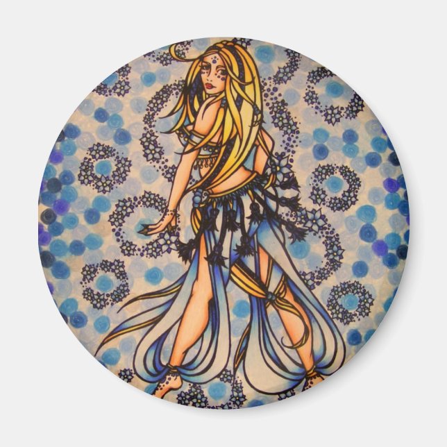 Kalila Belly Dancer Magnet (Front)