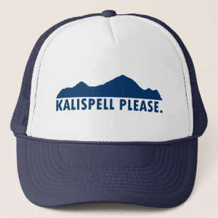Kalispell Montana Please Trucker Hat
