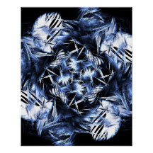 Kaliverse Fluid Fractal #01 Poster