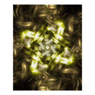 Kaliverse Fluid Fractal #01 Poster