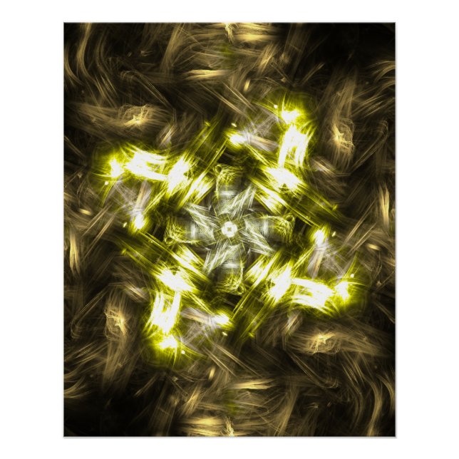 Kaliverse Fluid Fractal #01 Poster (Front)