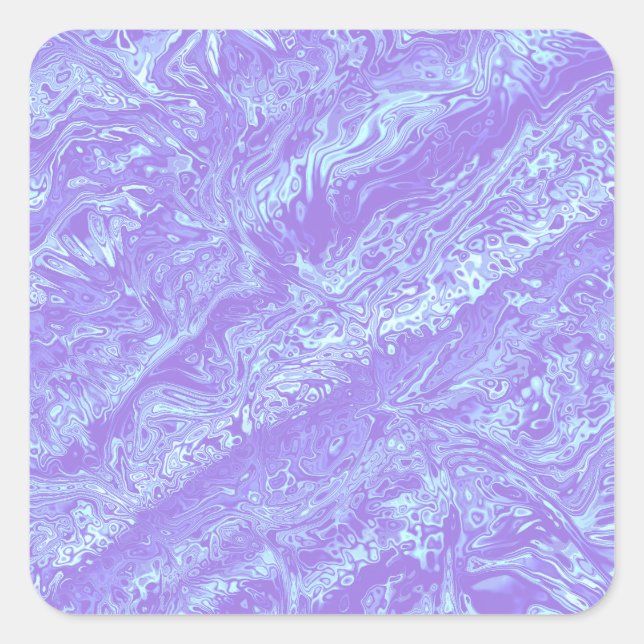 Kaliverse Fluid Fractal #01 Square Sticker (Front)
