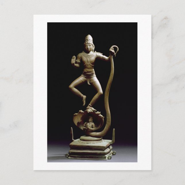 Kaliyakrishna, Chola, Tamil Nadu (bronze) Postcard (Front)