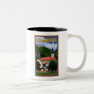 Kallmunz Church and Castle Ruins Two-Tone Coffee Mug