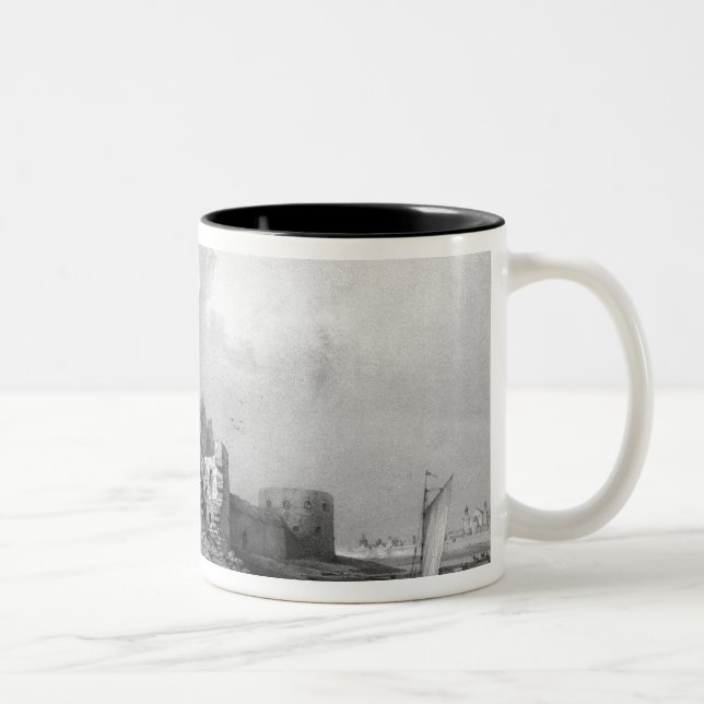 Kalmar Castle Two-Tone Coffee Mug (Right)