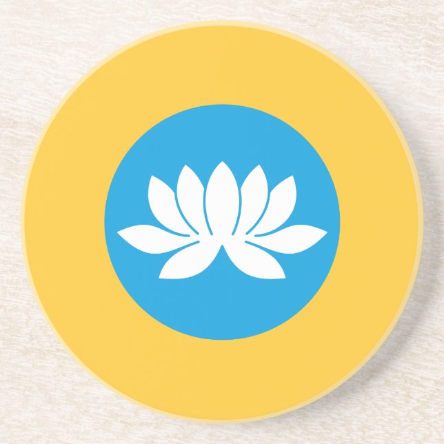 Kalmykia Flag Coaster (Front)
