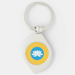 Kalmykia Flag Key Ring