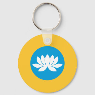 Kalmykia Flag Key Ring