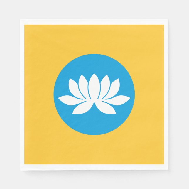 Kalmykia Flag Napkin (Front)
