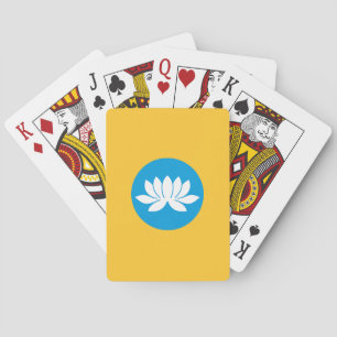 Kalmykia Flag Playing Cards