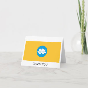 Kalmykia Flag Thank You Card