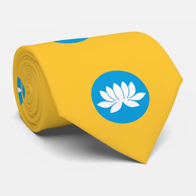 Kalmykia Flag Tie (Rolled)