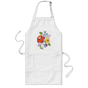 Kalocsa Embroidery - Hungarian Folk Art long apron