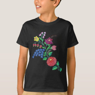 Kalocsai Flower Stem T-Shirt