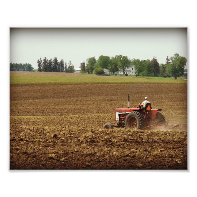 Kalona, Iowa Field Work Photo Print (Front)