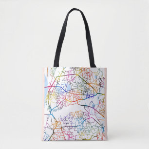 Kalyan Maharashtra City Map Tote Bag