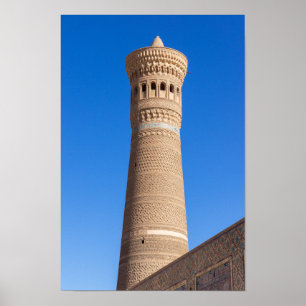 Kalyan minaret - Bukhara, Uzbekistan Poster