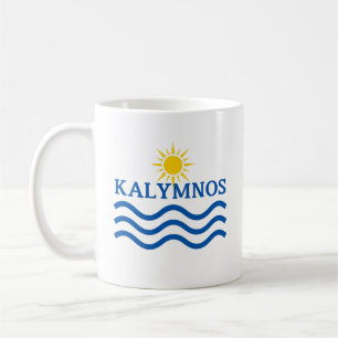 KALYMNOS Greece, Sun Waves Coffee Mug