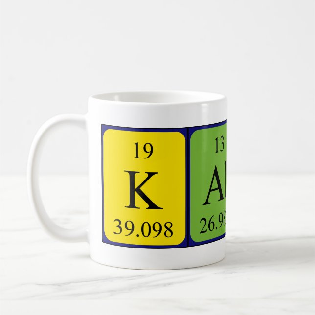 Kalyn periodic table name mug (Left)