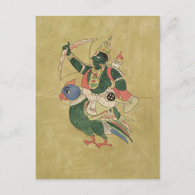 Kama, God of Love, 18th-19th century Postcard (Front)