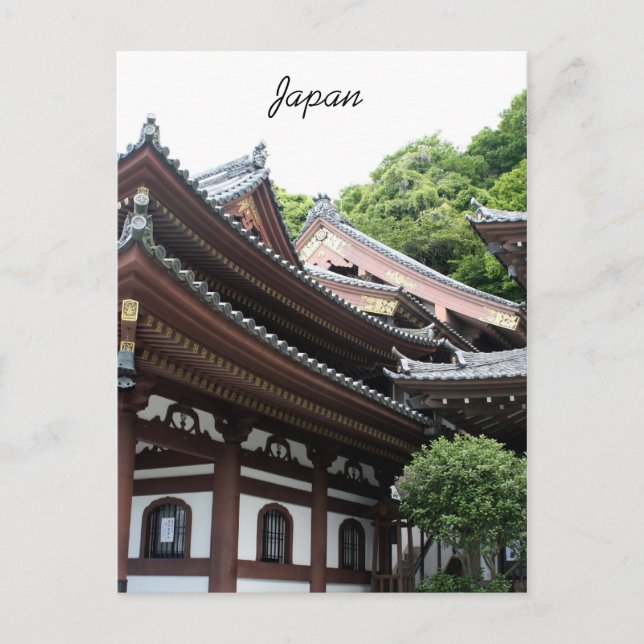 kamakura shrine roofs postcard (Front)