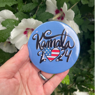 Kamala 2024 7.5 cm round badge