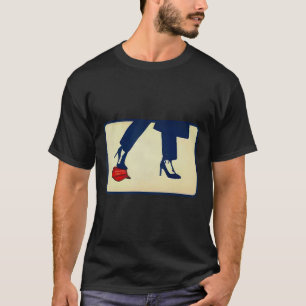Kamala 2024 Anti Mega High Heels Step On Red Hat  T-Shirt