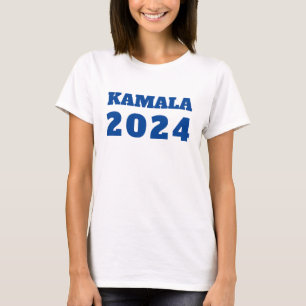KAMALA 2024 blue democrat text  T-Shirt