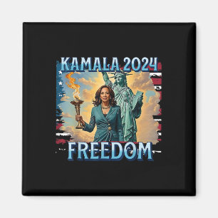 Kamala 2024 For President Campaign Lady Liberty To Magnet